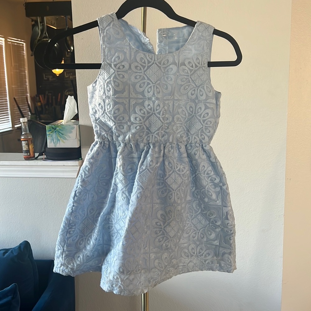Light blue textured dress size 6/6x